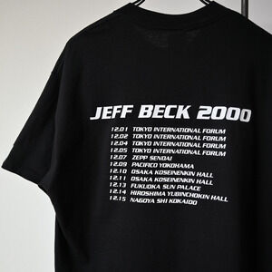 JEFF BECK Wired Tour In Japan T-shirt Back Printed